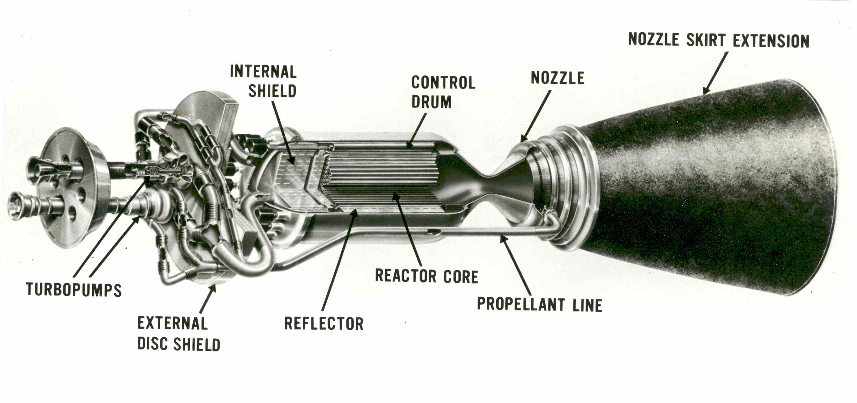 Images Wikimedia Commons/16 NASA Nerva_-_nuclear_rocket_engine.jpg